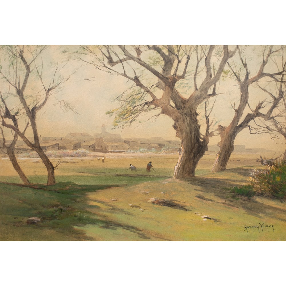 Watercolor, Harvey Otis Young (1 of 4)