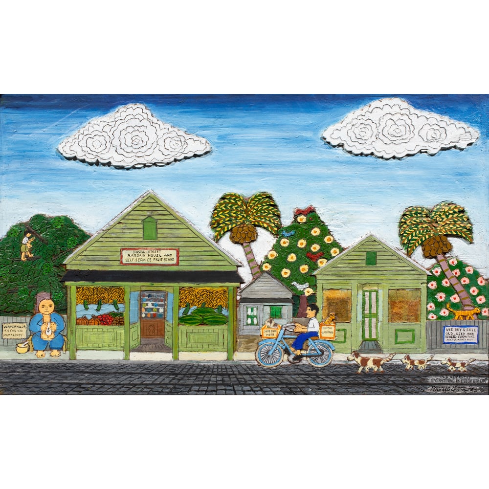 Painted Relief Carving, Mario Sanchez (1 of 5)