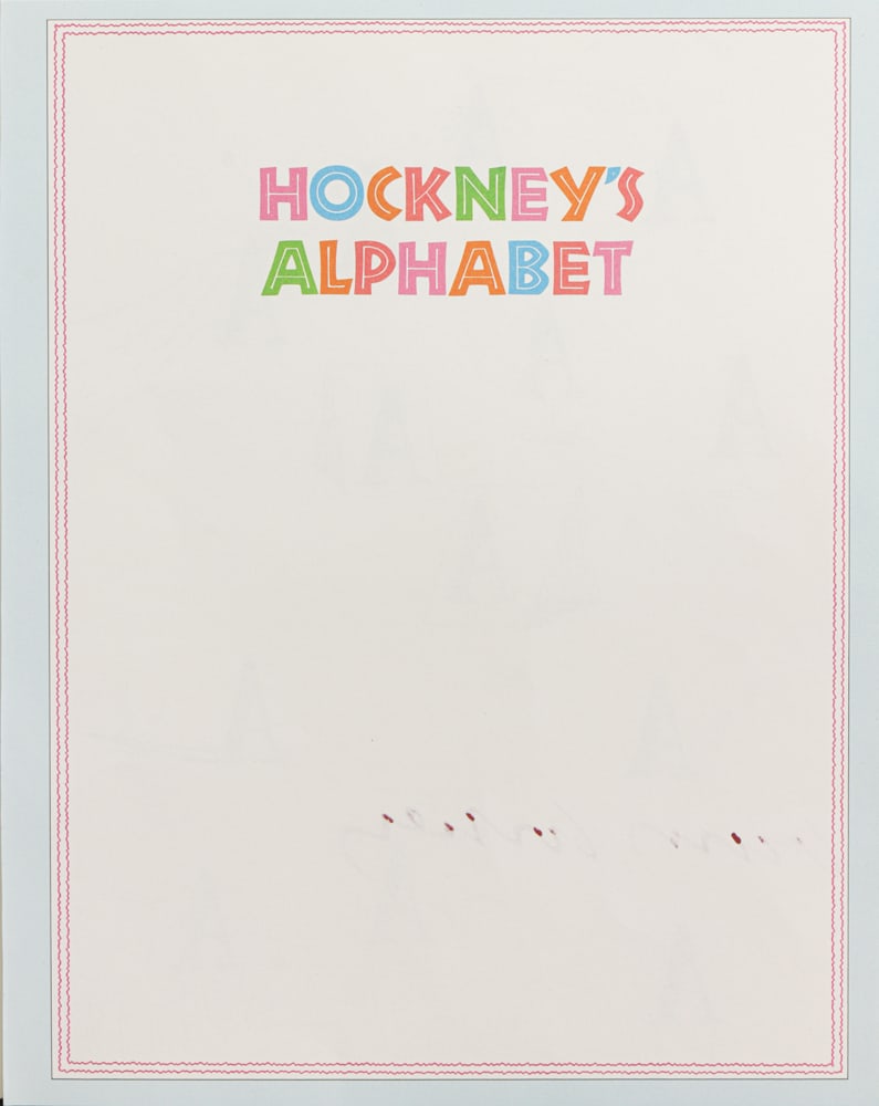 Print, David Hockney - 2