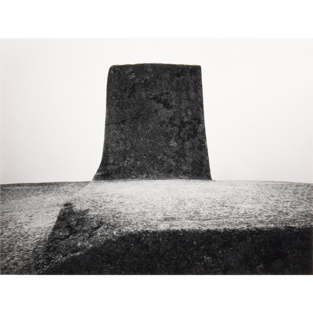 Photograph, Edward Ranney: Edward Ranney (American, b. 1942), "Machu Picchu, 1971," 1990, gelatin silver print, pencil signed lower right to backing, image/sheet: 3.5"h x 4.5"w, overall (with mat): 14"h x 11"w