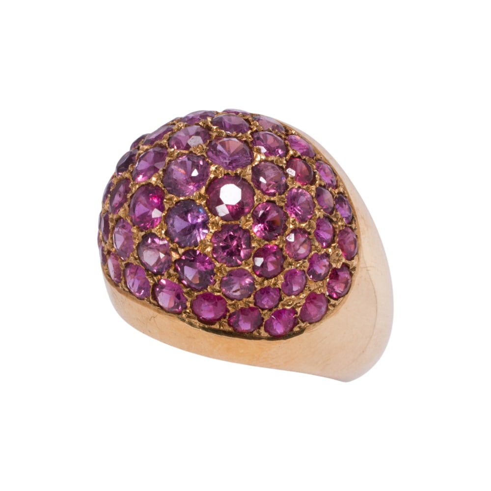 A ruby and 14k gold ring - 2