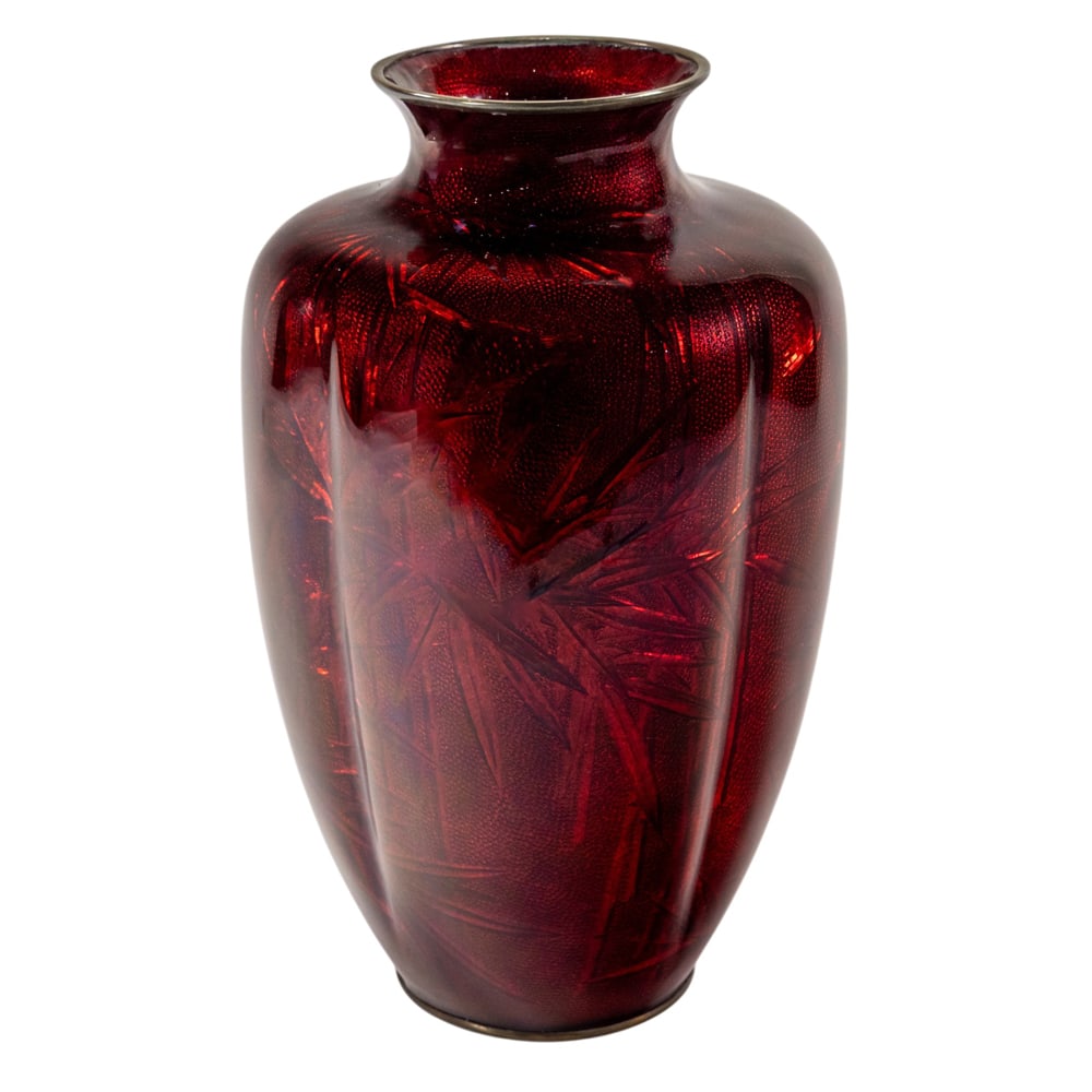 A Japanese Ginbari vase (1 of 3)