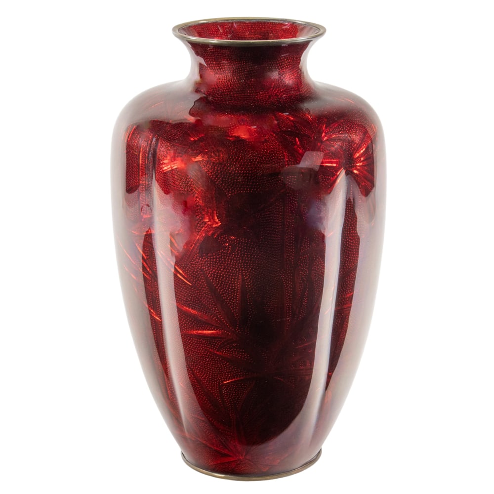 A large Ginbari vase signed Ando - 2