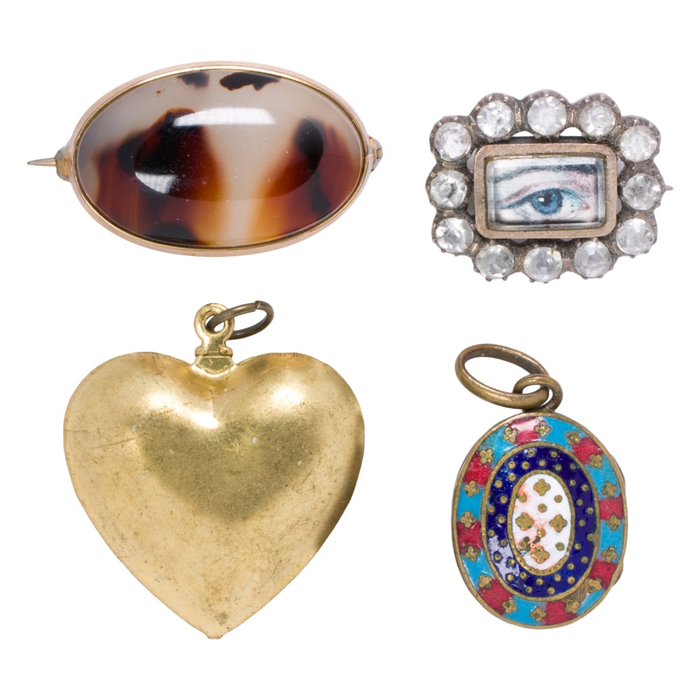 Four antique jewelry pieces (1 of 1)