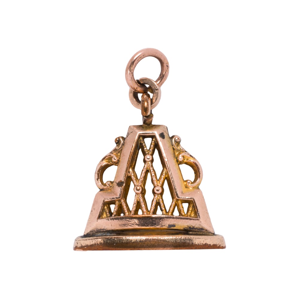 An antique gold-filled watch fob (1 of 1)
