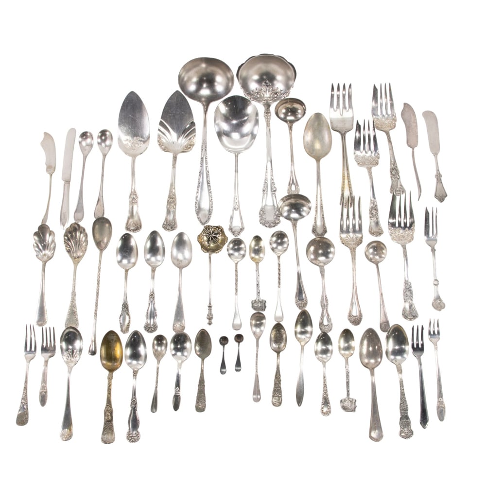 A quantity of plated flatware (1 of 3)