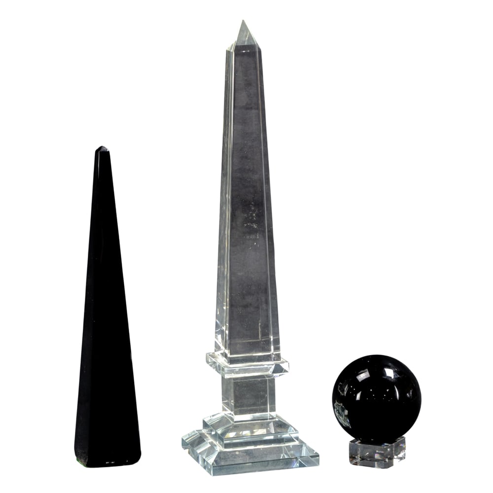 A group of obsidian stone and glass (1 of 1)