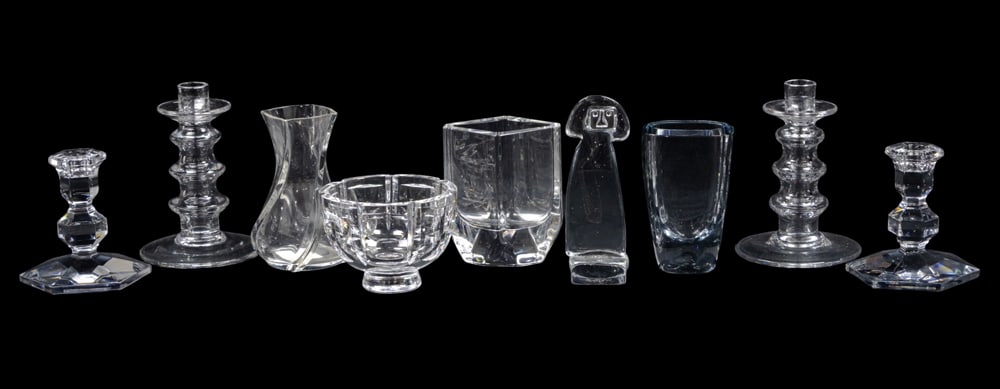 An assembled group of glass (1 of 3)