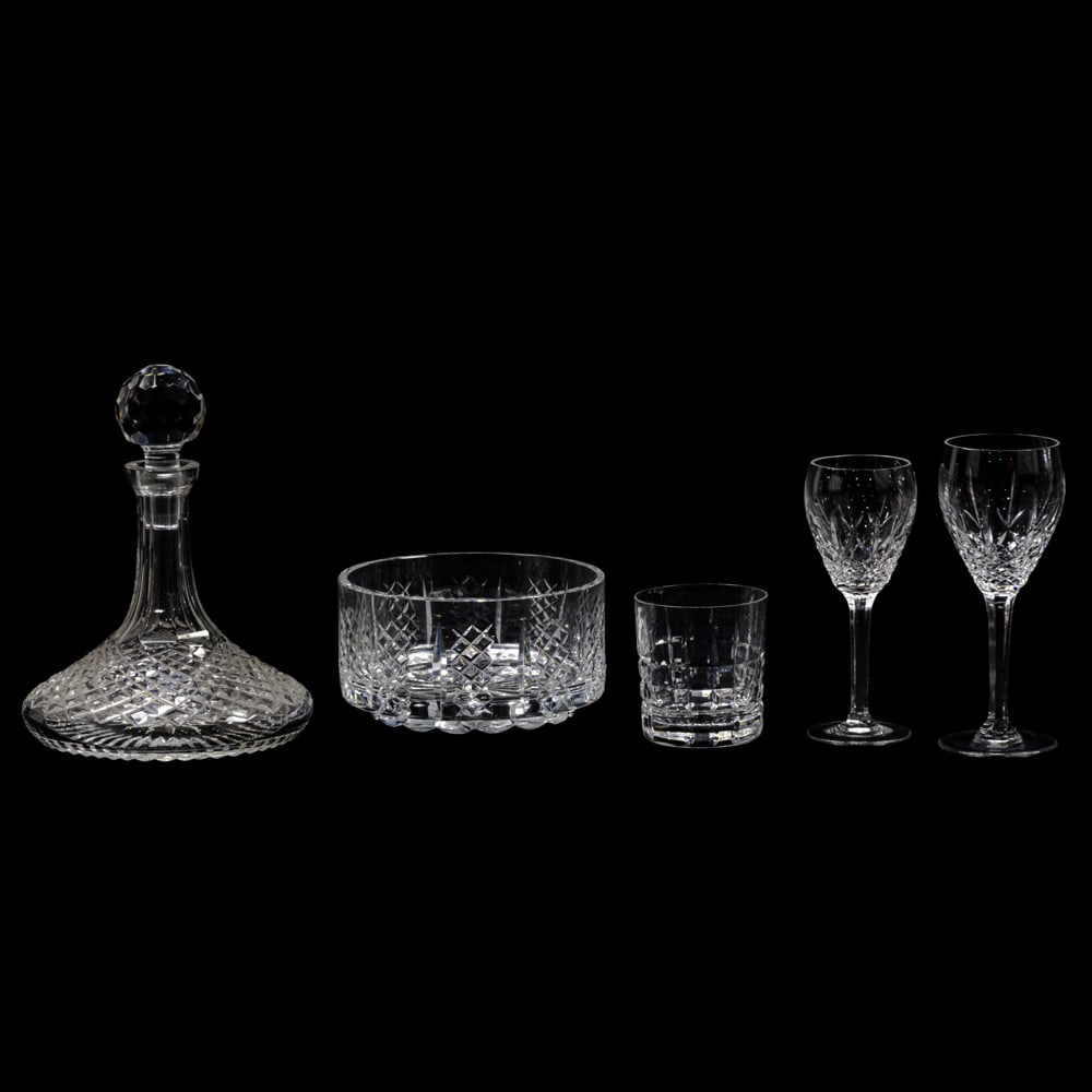 A group of mainly Waterford glass, comprising (7) St (1 of 2)
