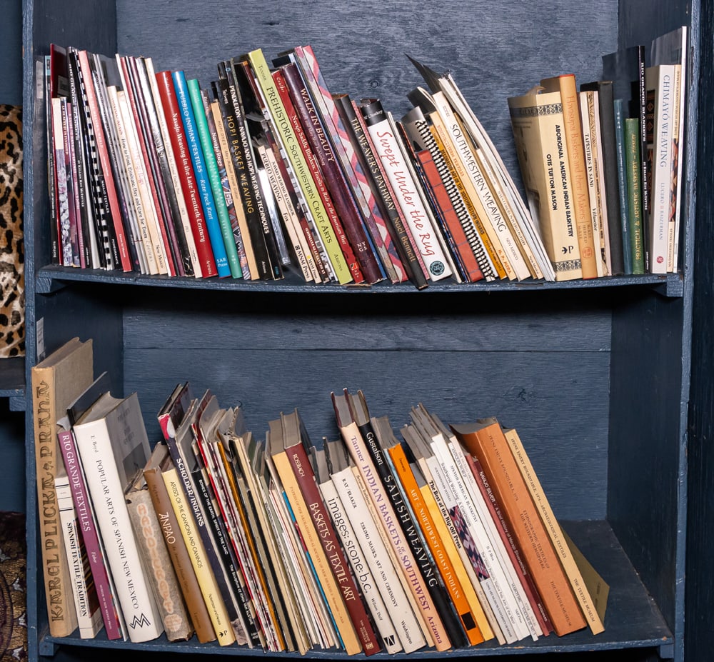 An assembled group of books on Native American visual culture (1 of 1)