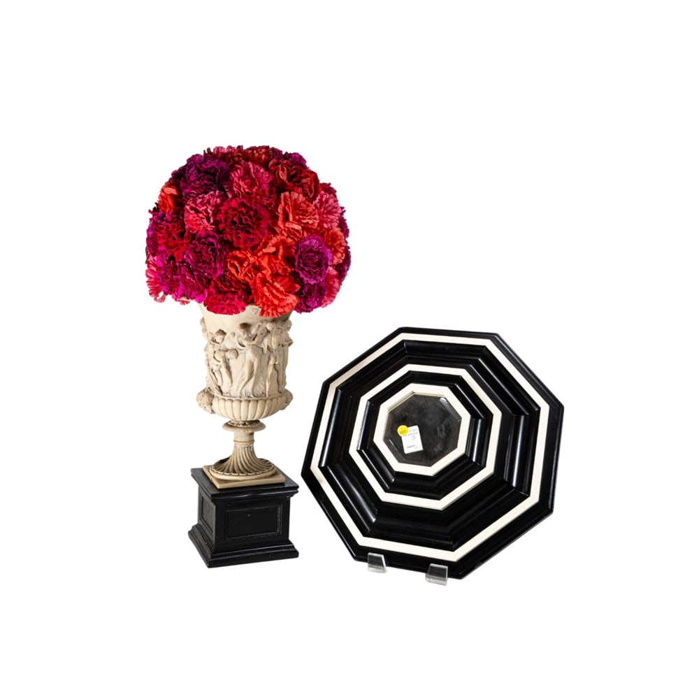 A contemporary urn and mirror group (1 of 1)