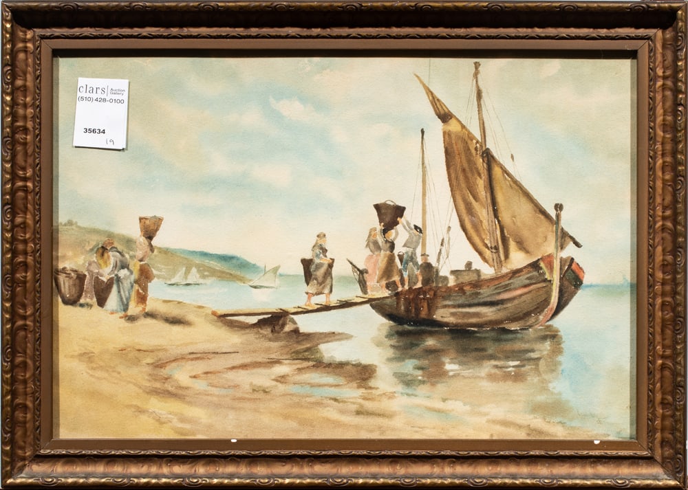 Watercolor, Continental School (20th century) (1 of 1)