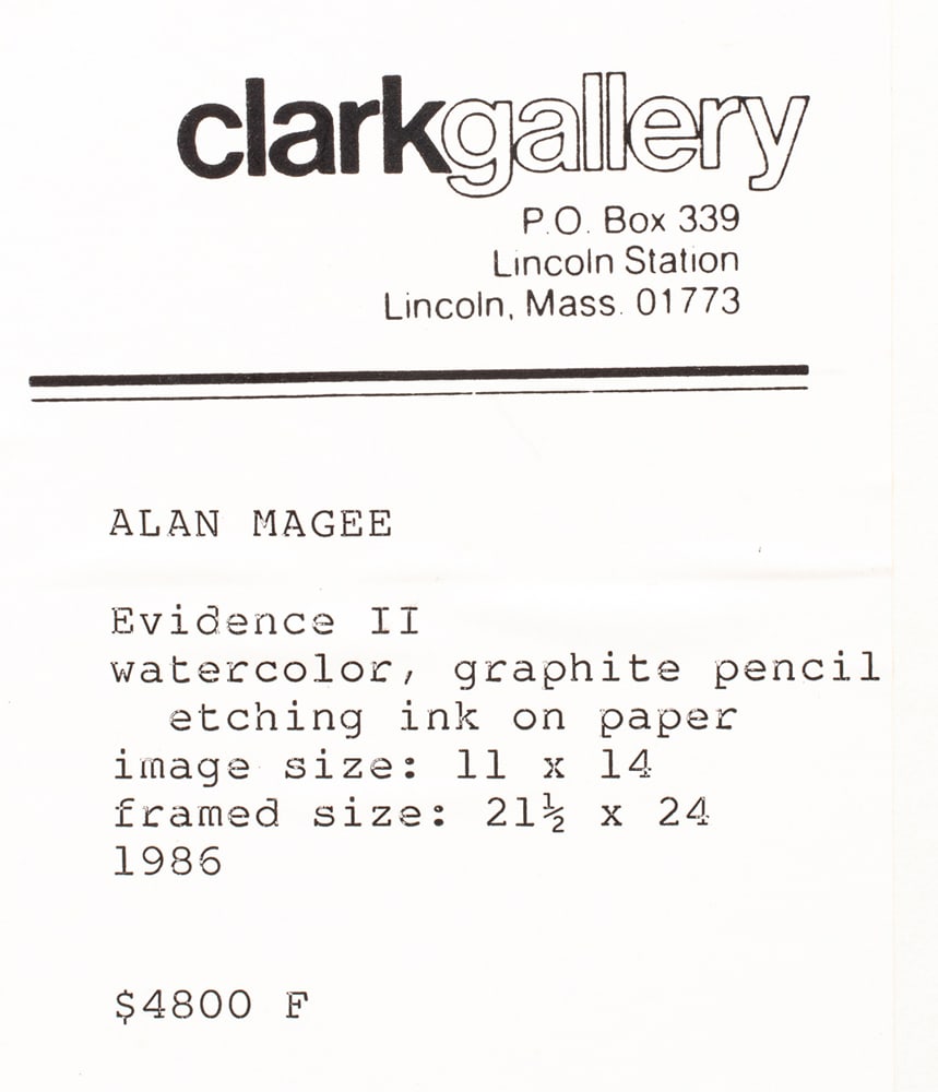 Work on paper, Alan Magee - 4