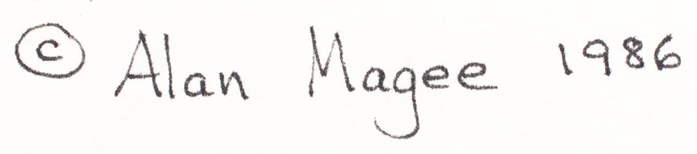 Work on paper, Alan Magee - 5