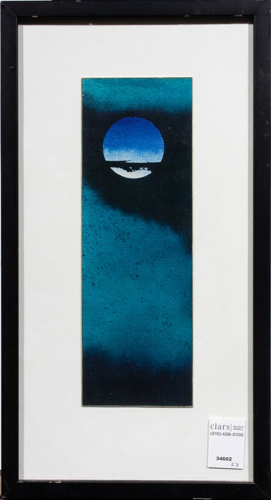 Print, Geeteesh Anusati: Geeteesh Anusati (American/Japanese, 20th century), Untitled, print, overall (with frame): 17.5"h x 9.5"w