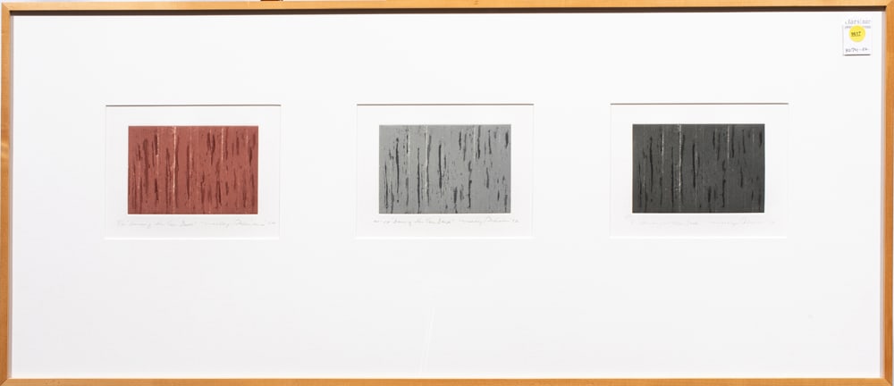 Prints, Morley Clark: Morley Clark (American, 20th century), "Dancing in the Dark," 1982, color and black and white aquatints (on single sheet), each signed, dated and titled in pencil, editions: printer's proof #2,