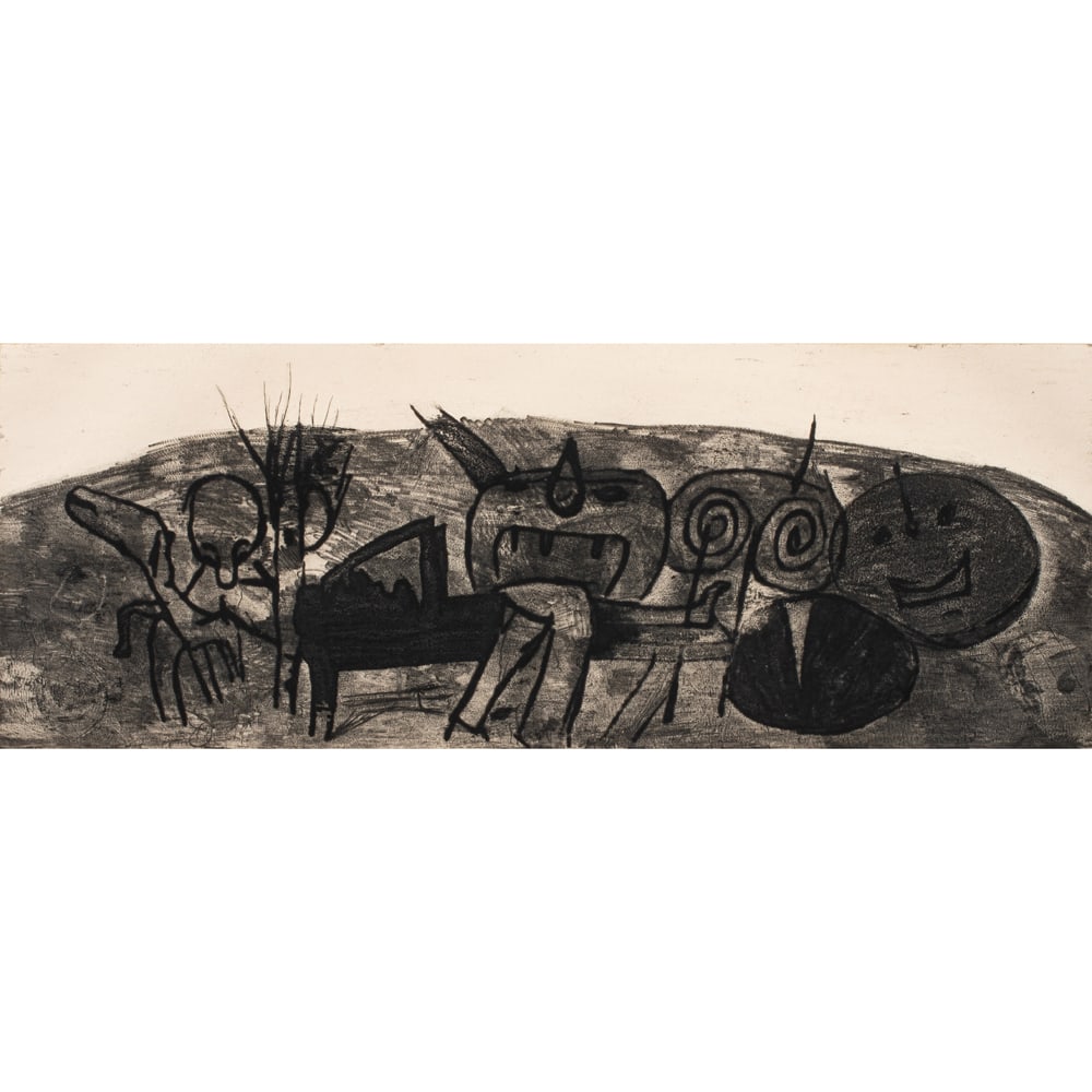 Print, Drew Beattie: Drew Beattie (American, b.1952), "Bridge of Sighs," 1986, black and white drypoint with hardground, softground and aquatint, pencil signed and dated lower right, titled lower center, edition 52/70,