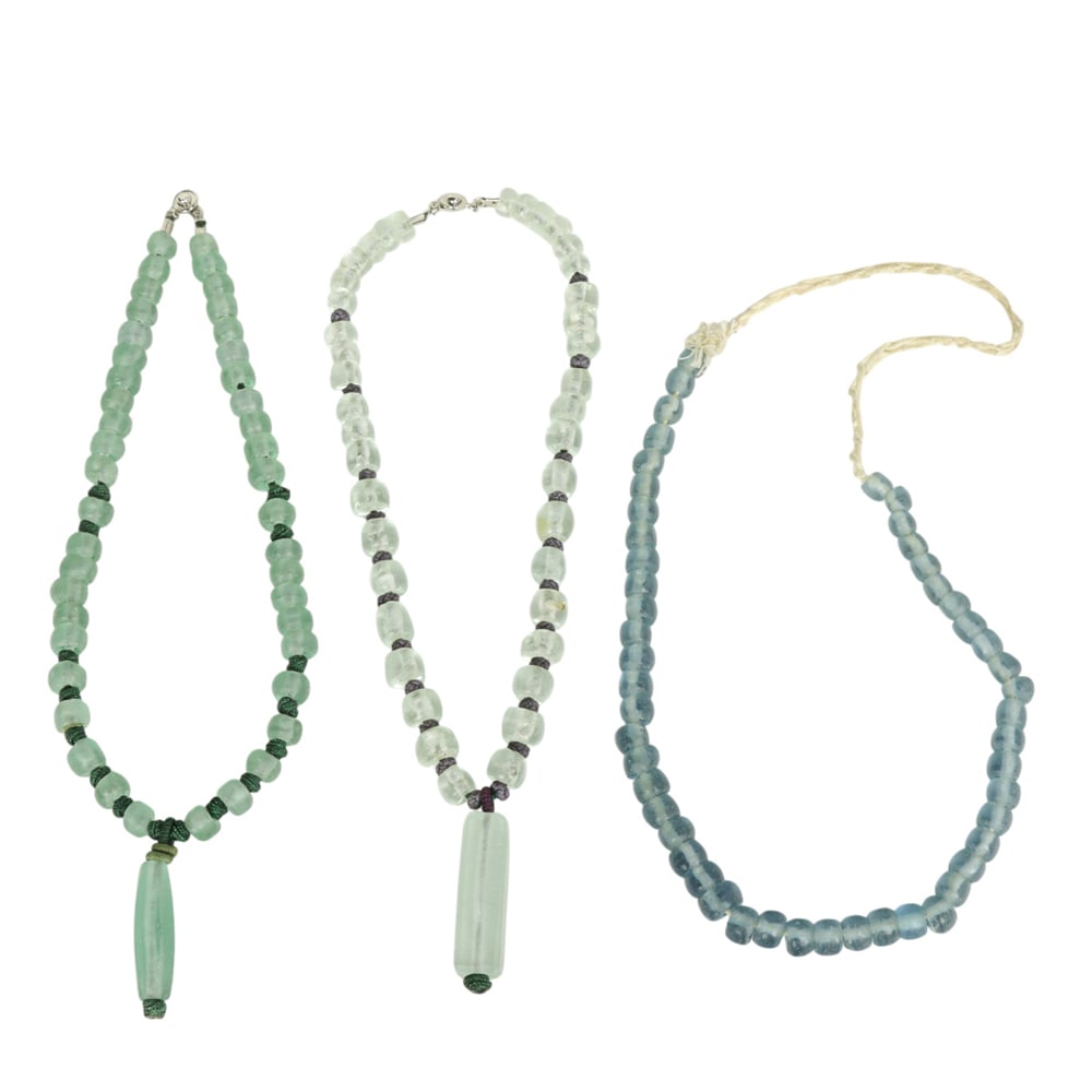 (lot of 3) Trade glass bead necklaces (1 of 1)