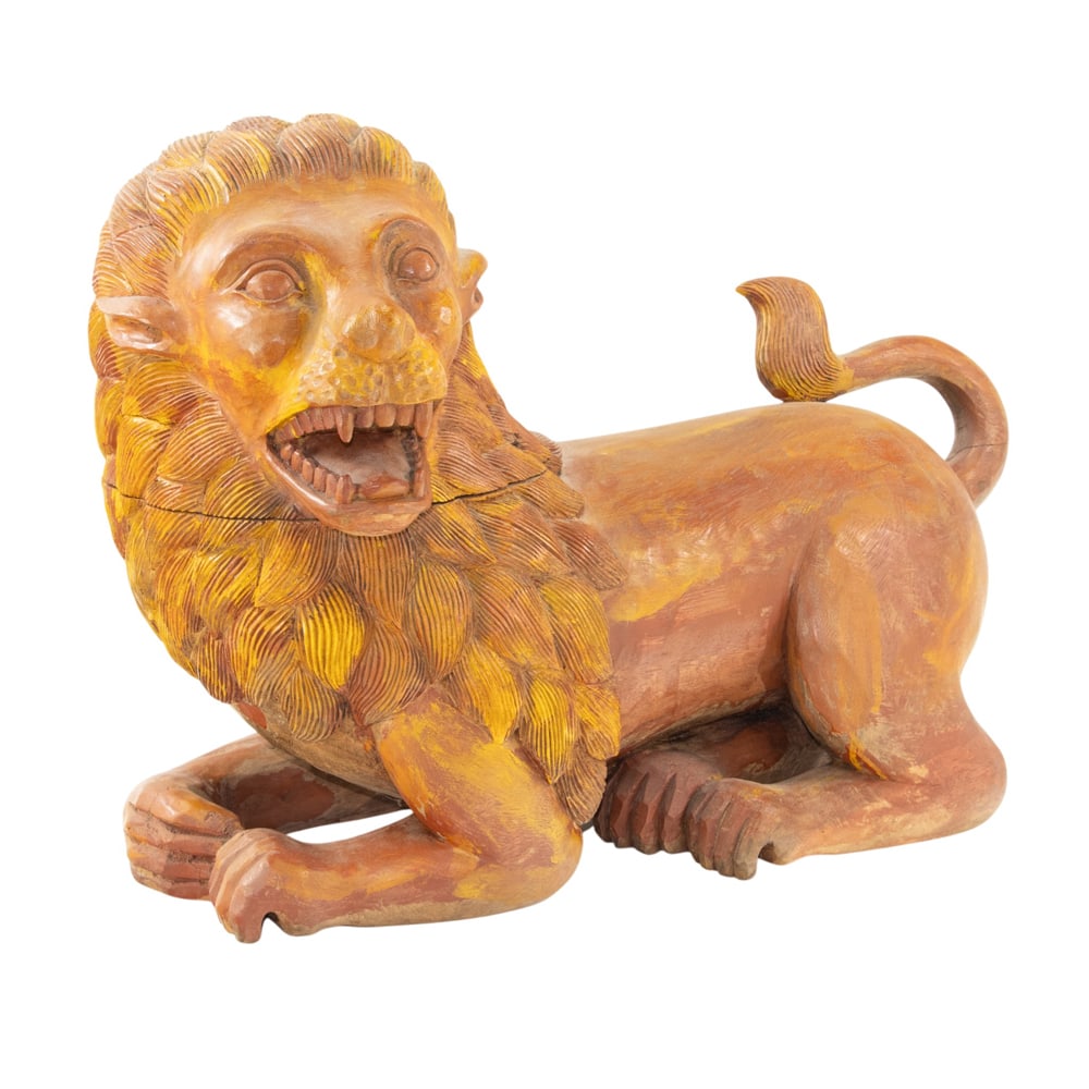 An Anglo-Indian wood lion (1 of 1)