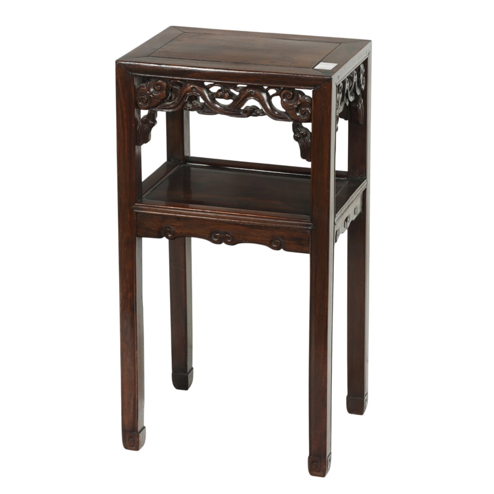 A Chinese rosewood side table (1 of 1)