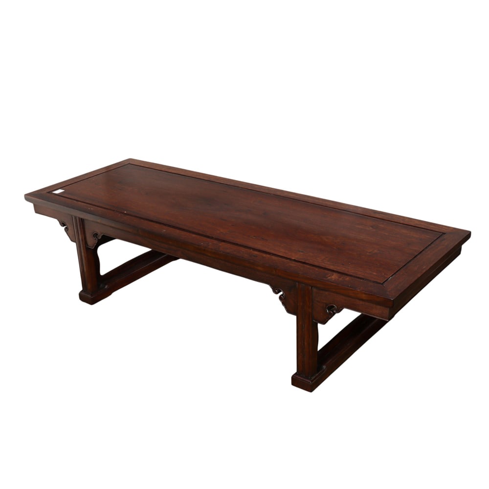 A Chinese hardwood low table (1 of 1)