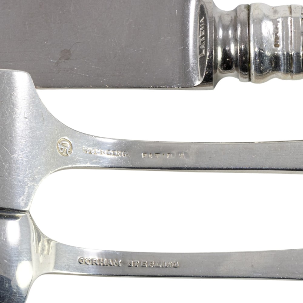An assembled partial flatware set, Durgin/Gorham Mfg Co. - 4