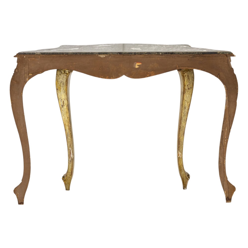 A French Rococo style giltwood console table 19th century (1 of 4)