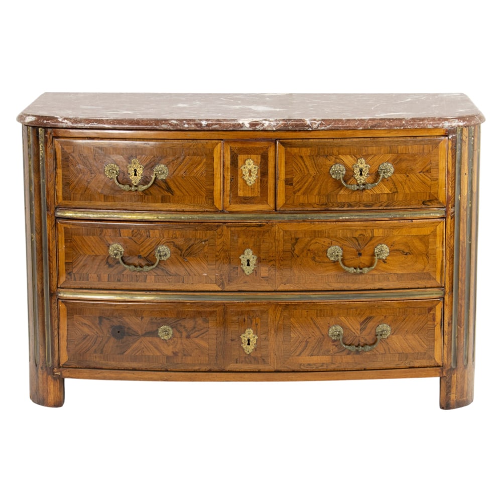 A French Regence marquetry decorated commode first half 19th century (1 of 4)