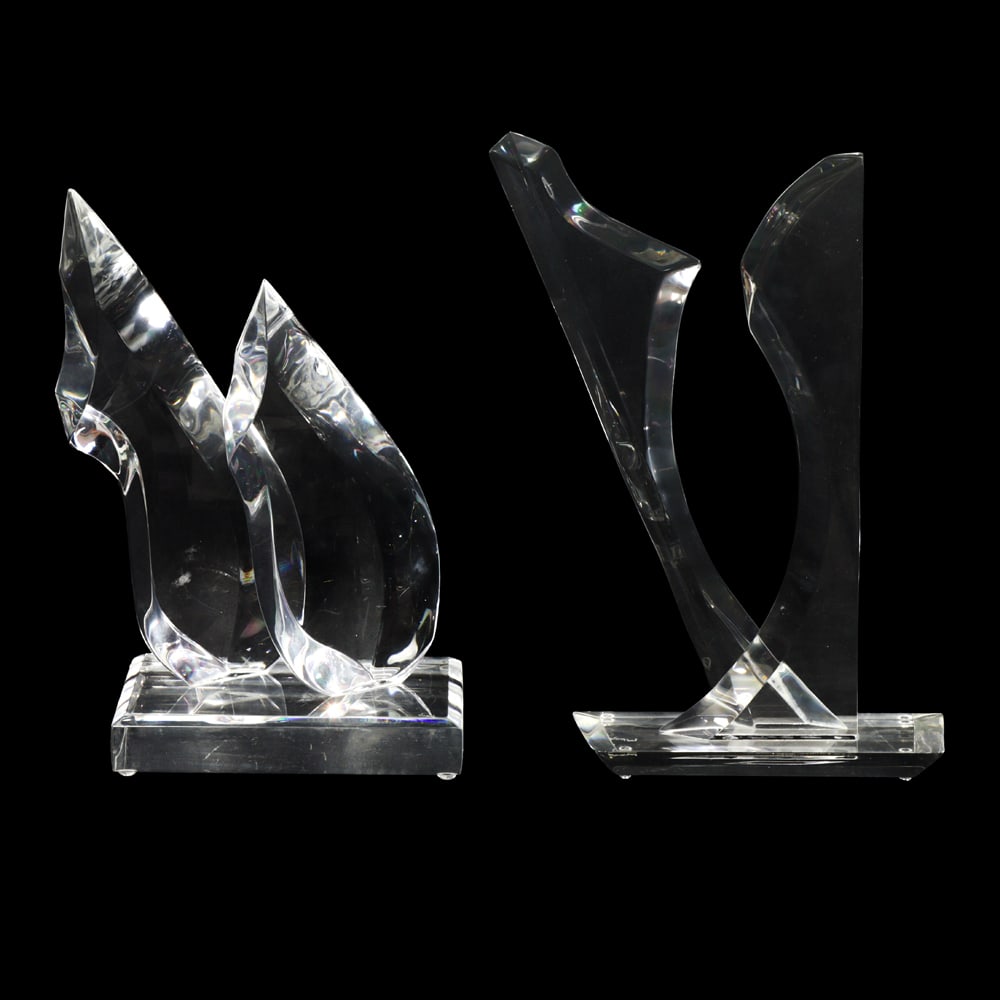 Two Hivo Van Teal lucite sculptures (1 of 6)