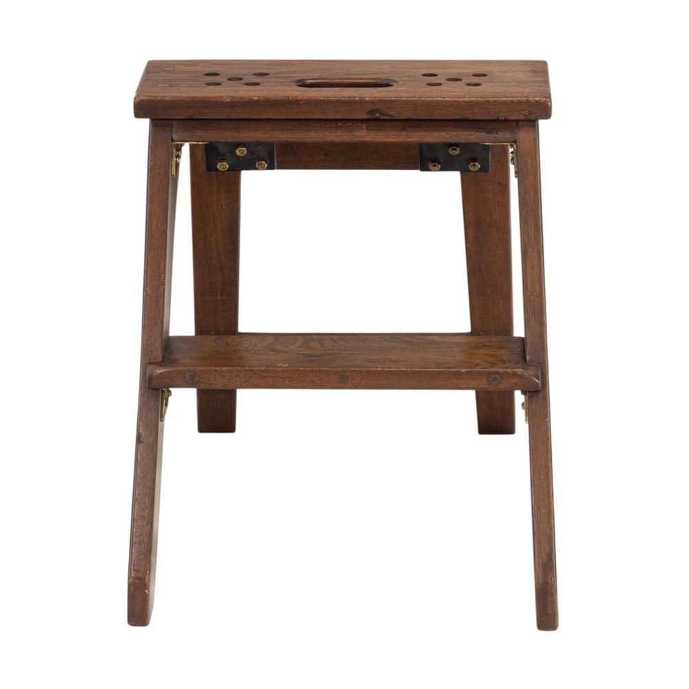 A library or shelf folding stool - 2