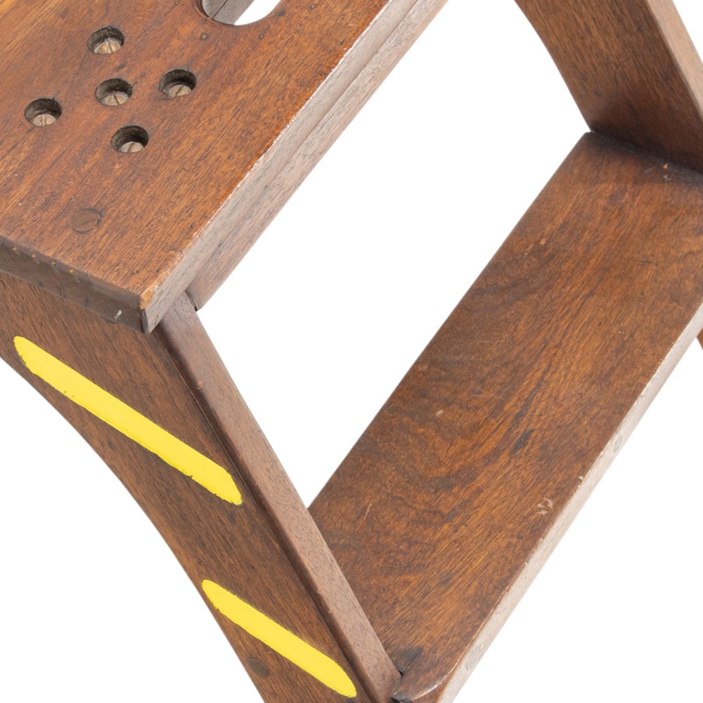 A library or shelf folding stool - 3