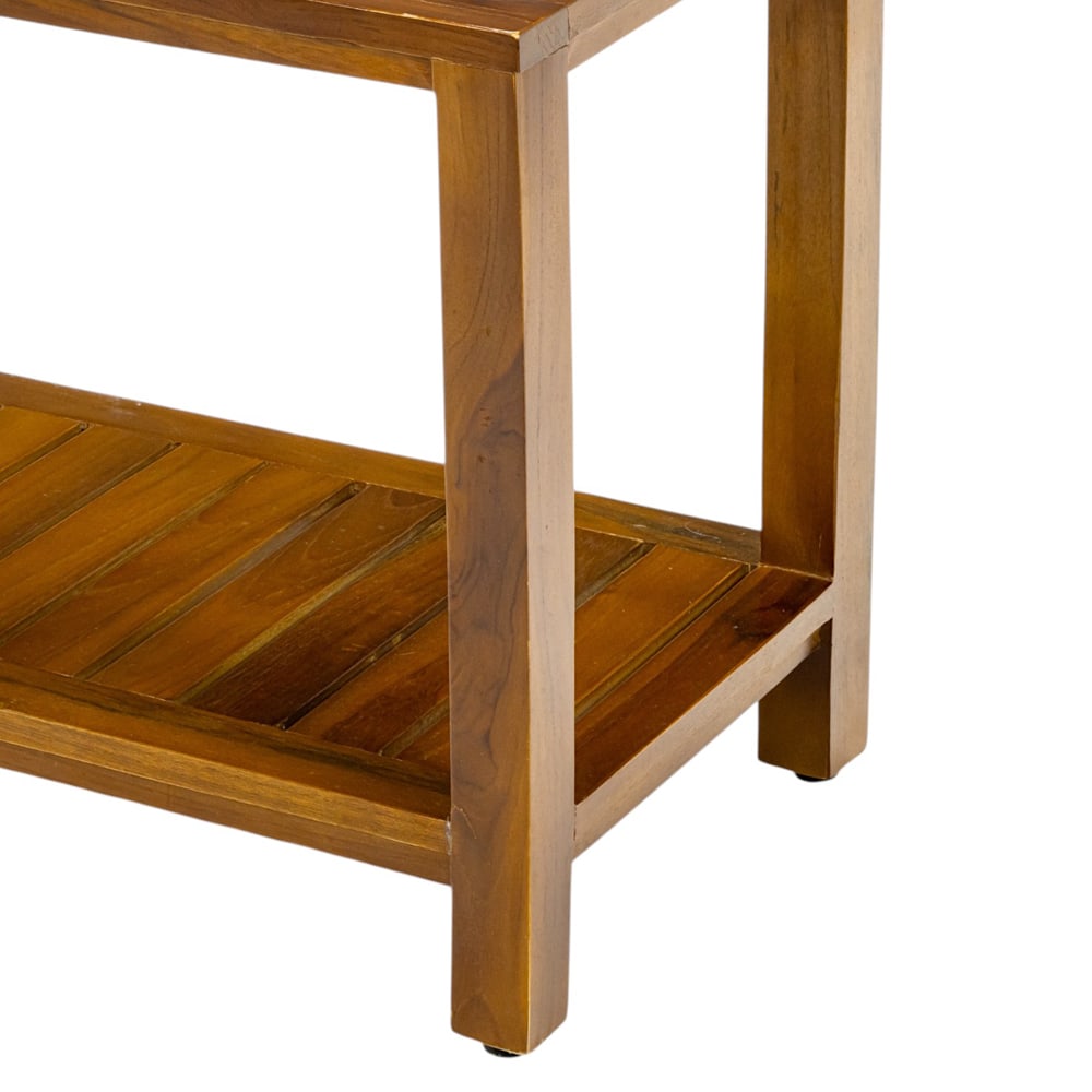 A slatted bench - 3