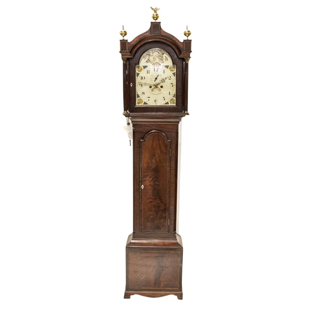 A Regency mahogany tall case clock by James Bennett (1760?1845) (1 of 6)