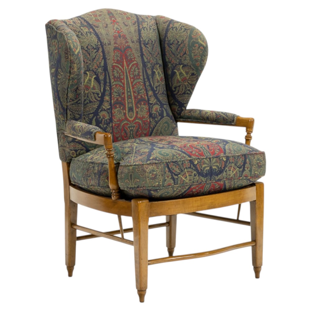 A wingback armchair - 2