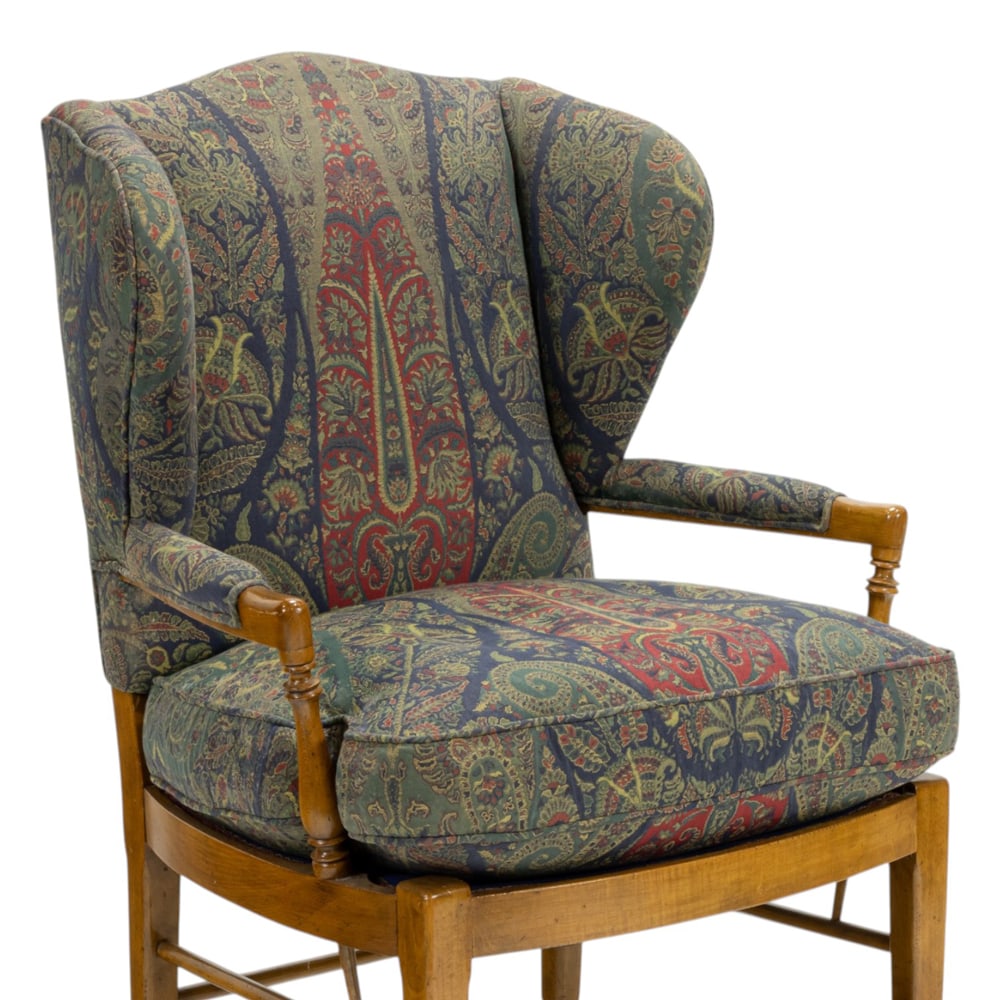 A wingback armchair - 3