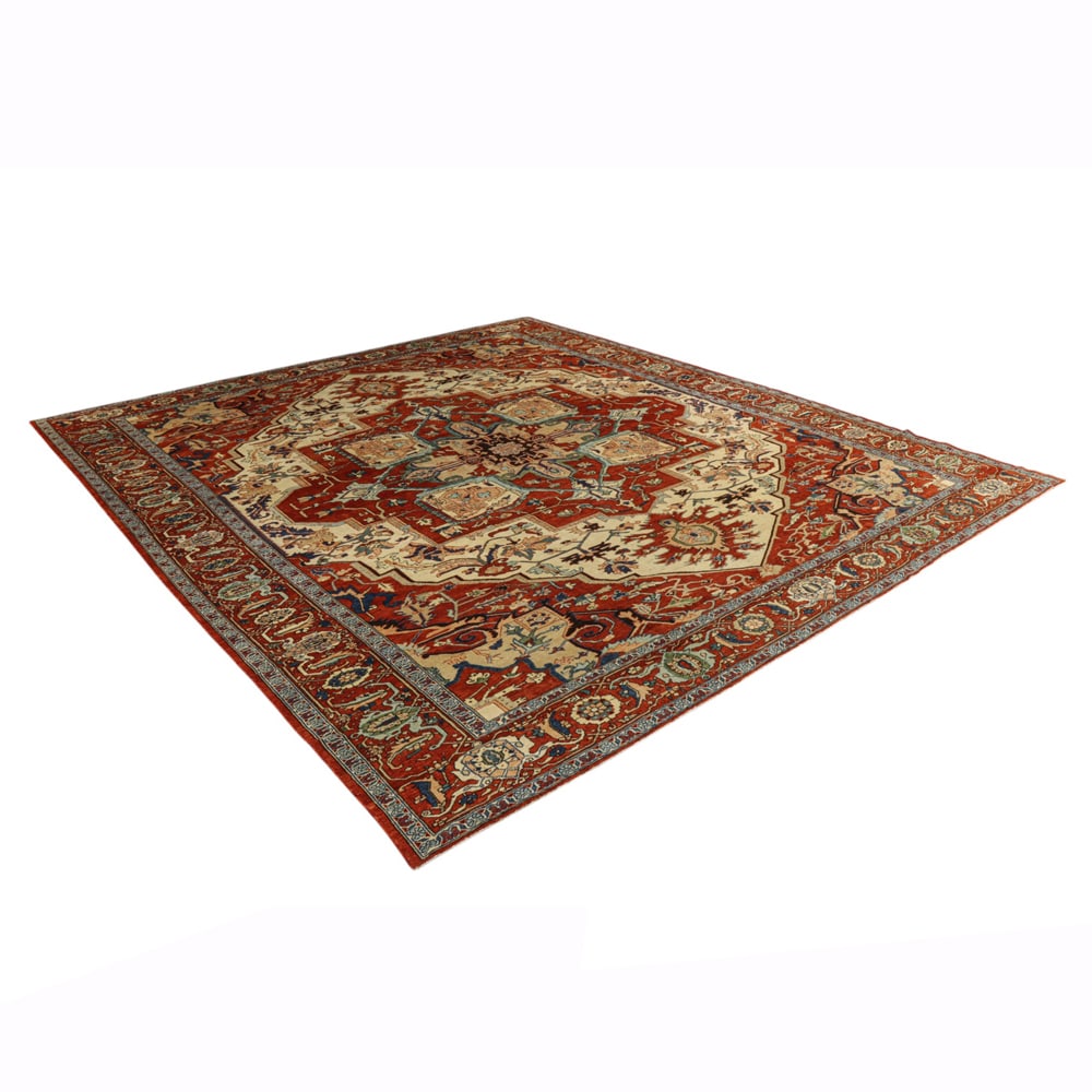 A Turkish carpet: A Turkish carpet, 13'7" x 12'2"