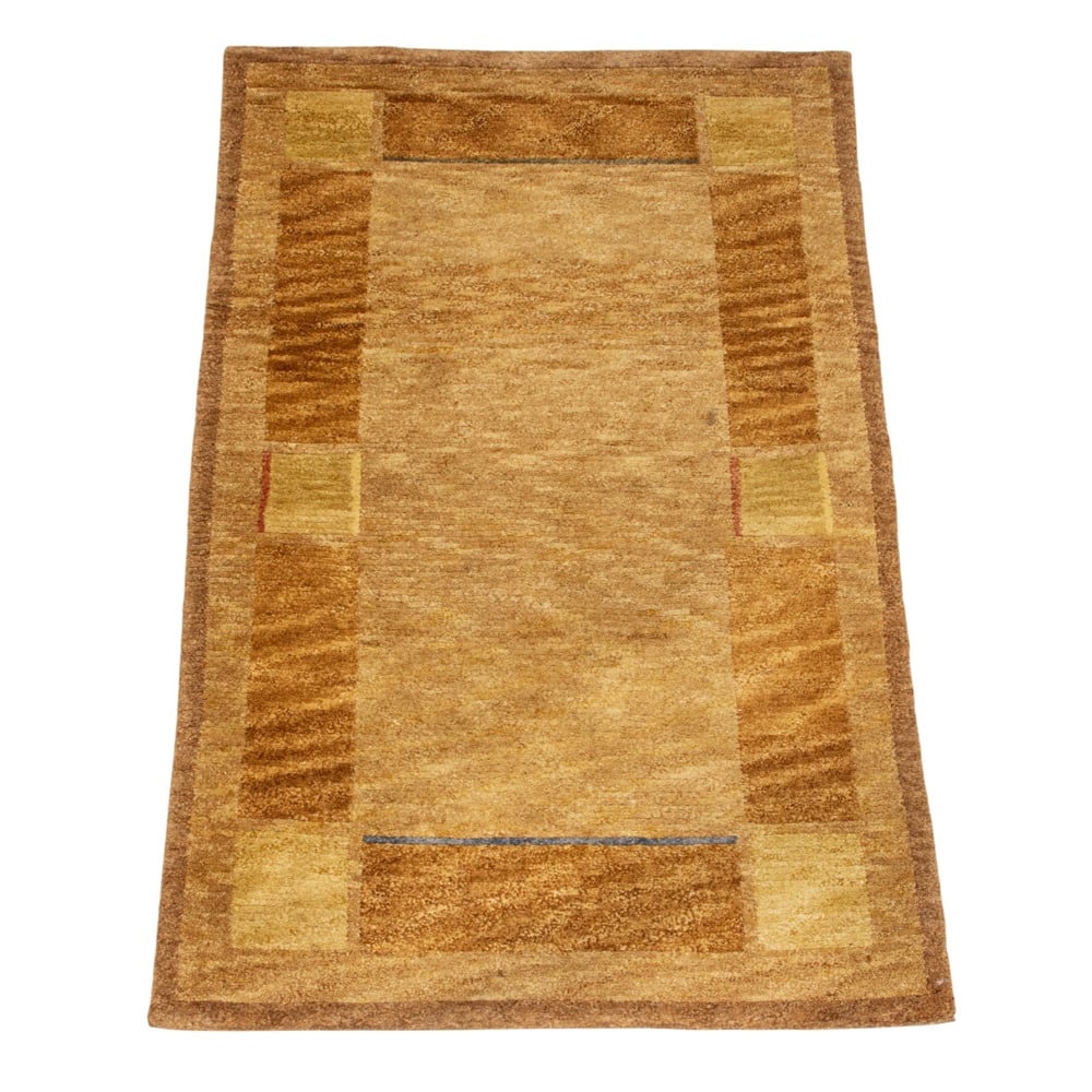 A Nepalese carpet: A Nepalese carpet, 4'1" x 2'7"