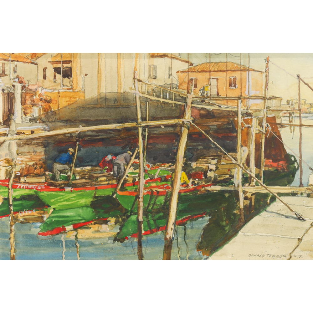 Watercolor, Donald Teague (1 of 5)
