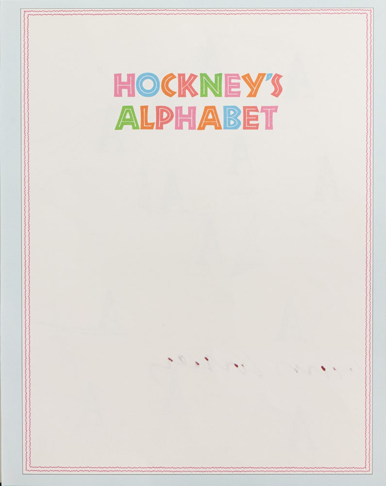 Print, David Hockney - 2