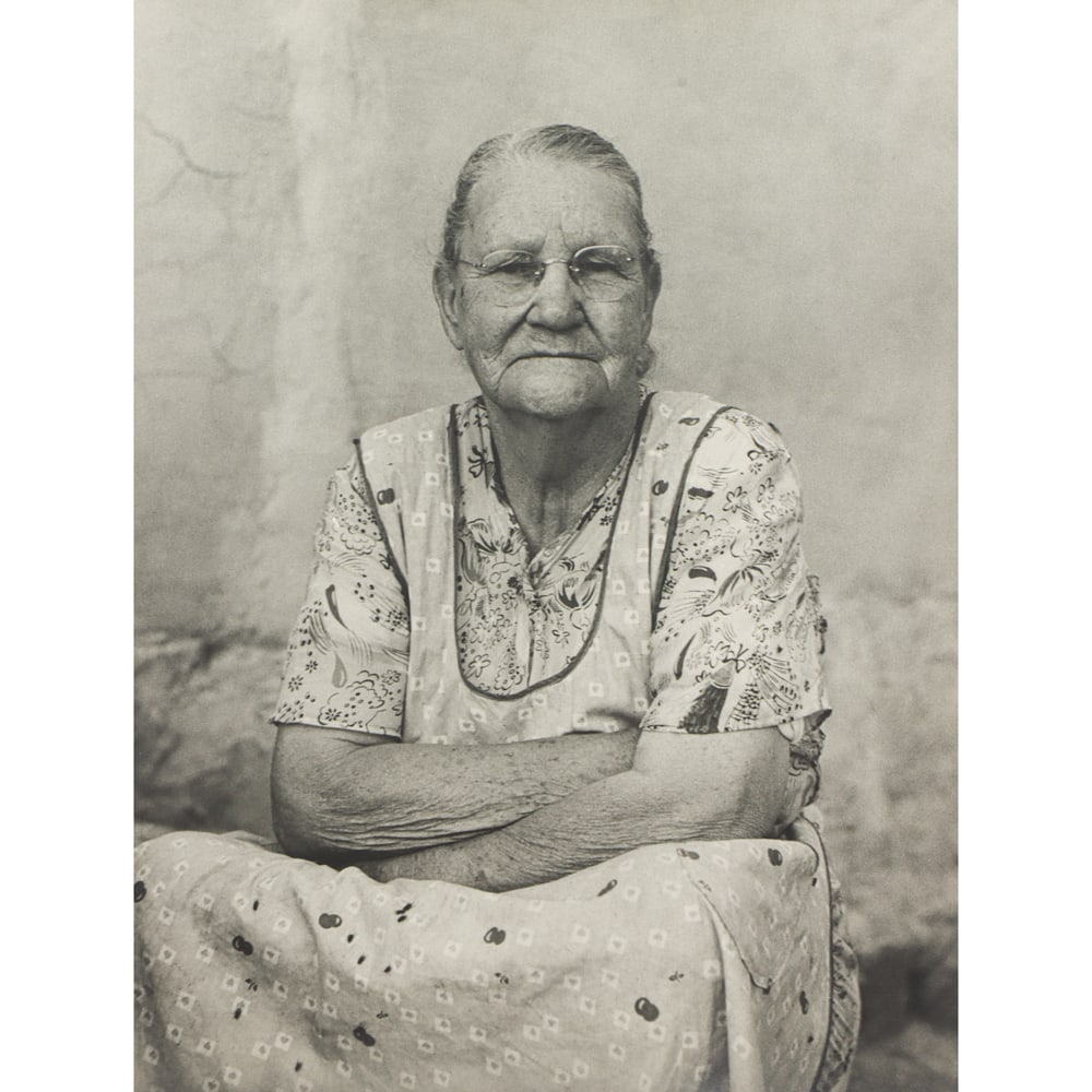 Photograph, Dorothea Lange: Dorothea Lange (American, 1895-1965), Gunlock, Utah, gelatin silver print, unsigned, sheet: 14"h x 11"w, overall (laid down to backing paper, unframed): 15"h x 11"w. Provenance: Collection of Richard