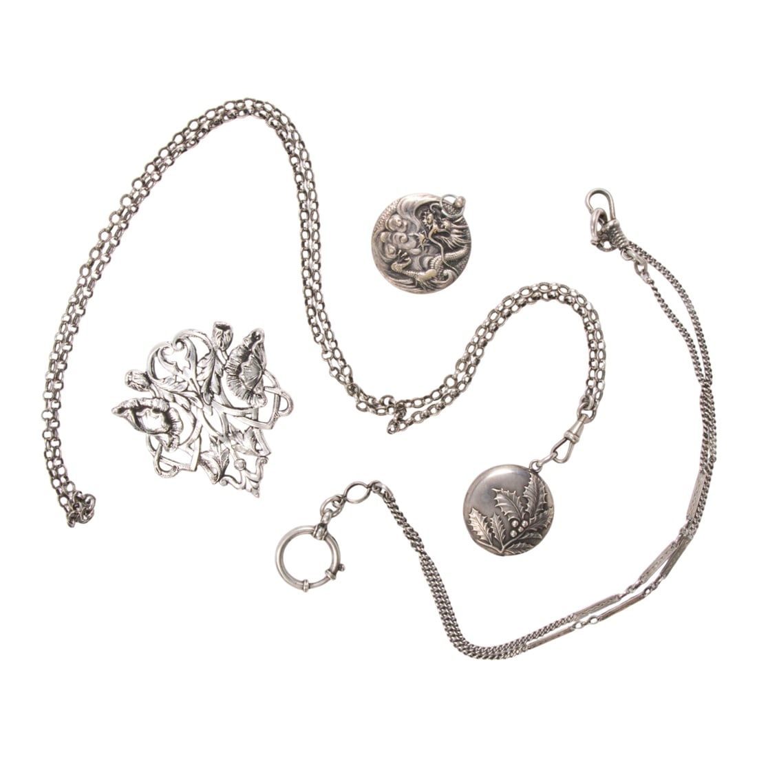 A group of silver and silver-tone items (1 of 1)