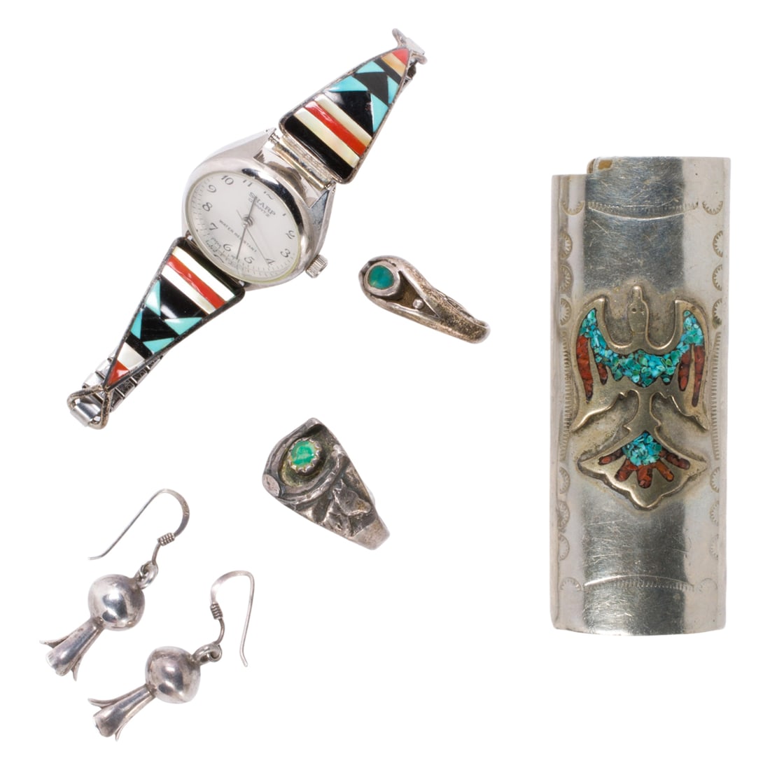 A group of Native American jewelry (1 of 1)