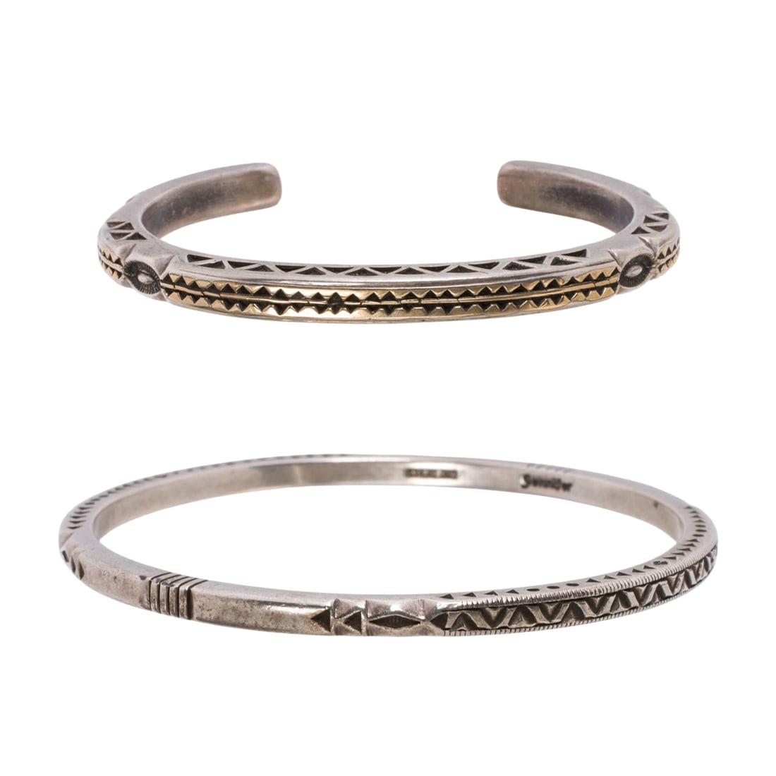 Two Jennifer sterling silver bracelets (1 of 1)