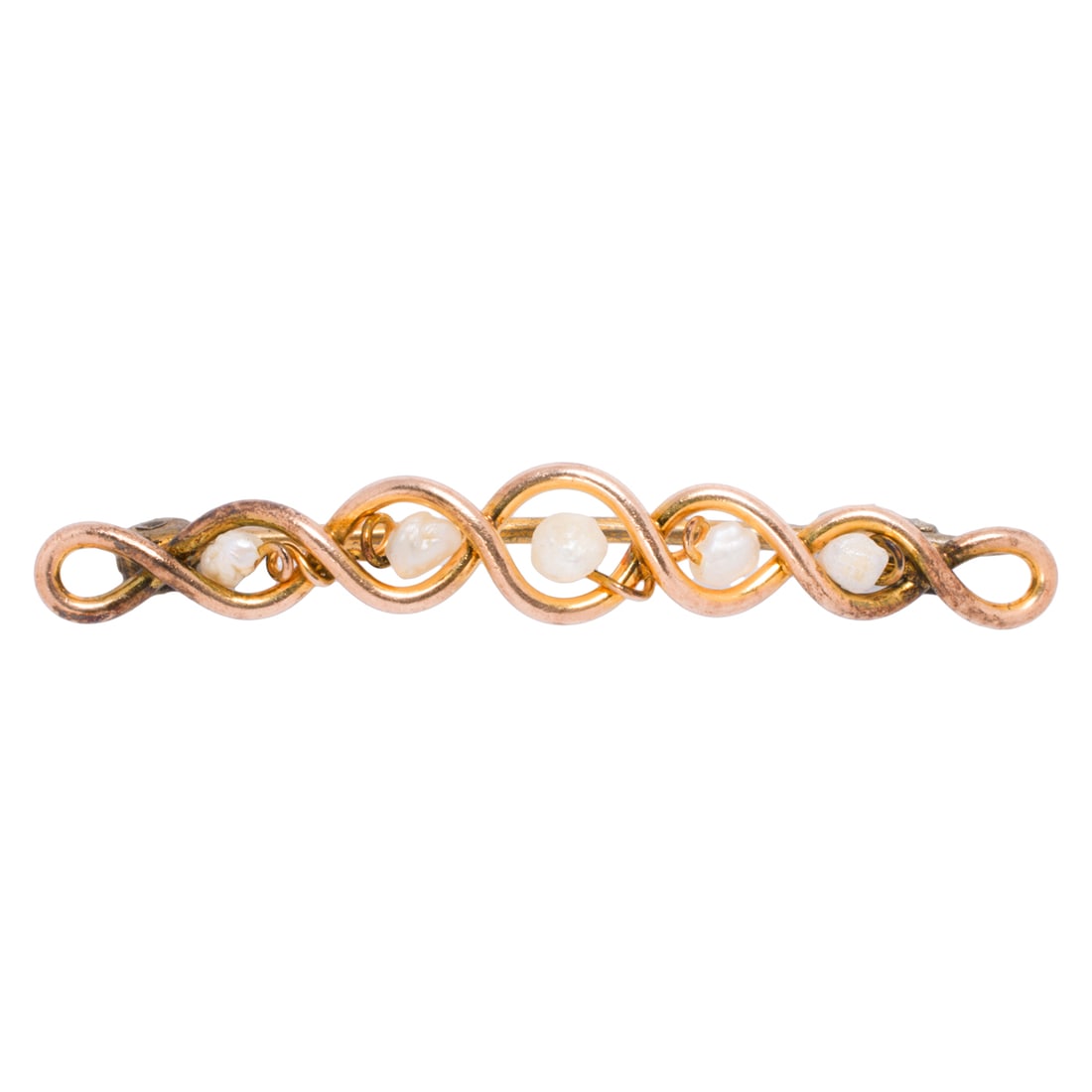 A cultured pearl and gold-filled brooch (1 of 1)