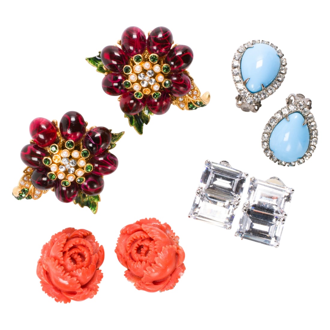 Four pairs of costume ear-clips (1 of 1)