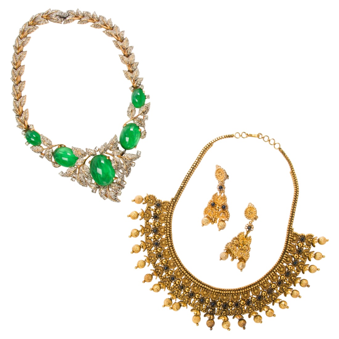 Two costume jewelry necklaces (1 of 1)