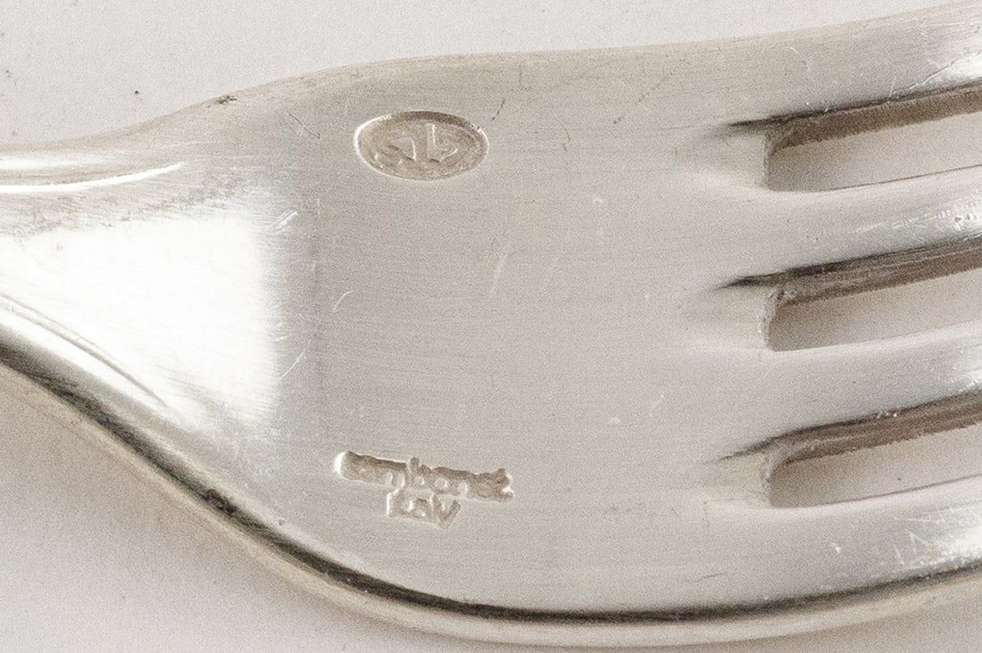 An Italian silver plated partial flatware set - 2