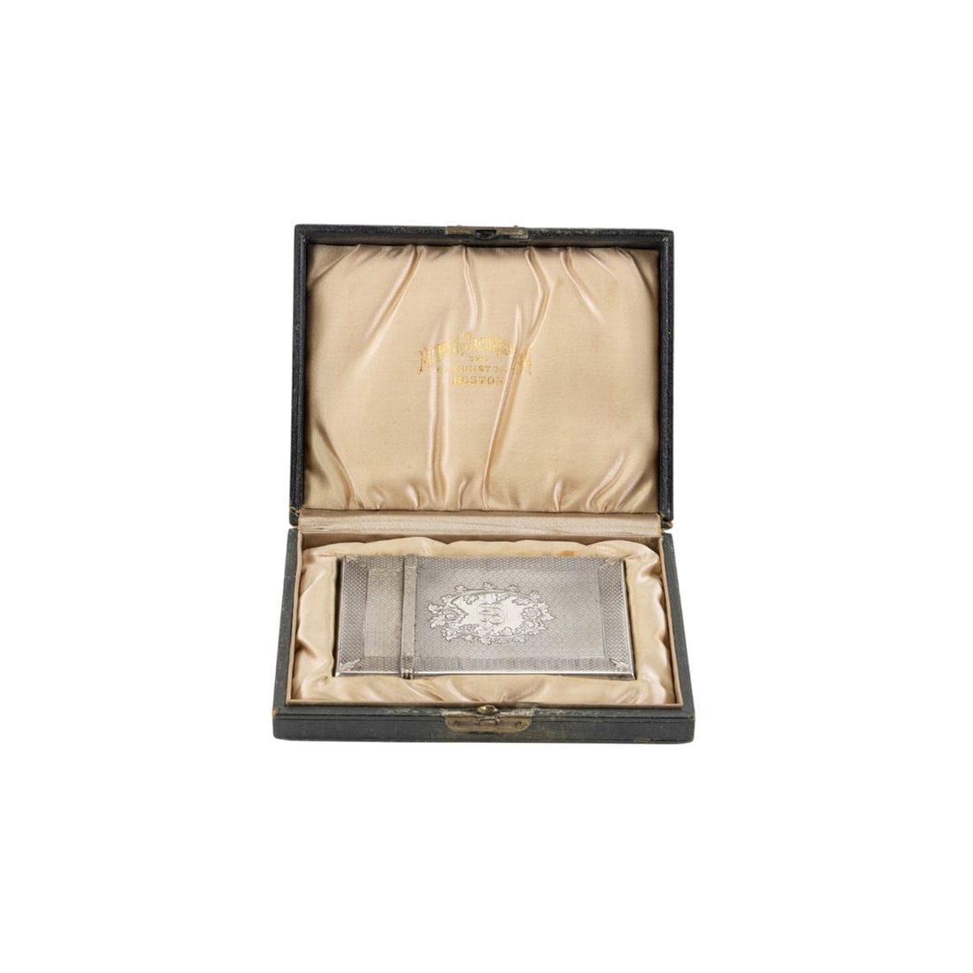A mid 19th century silver lady's visiting card case (1 of 2)