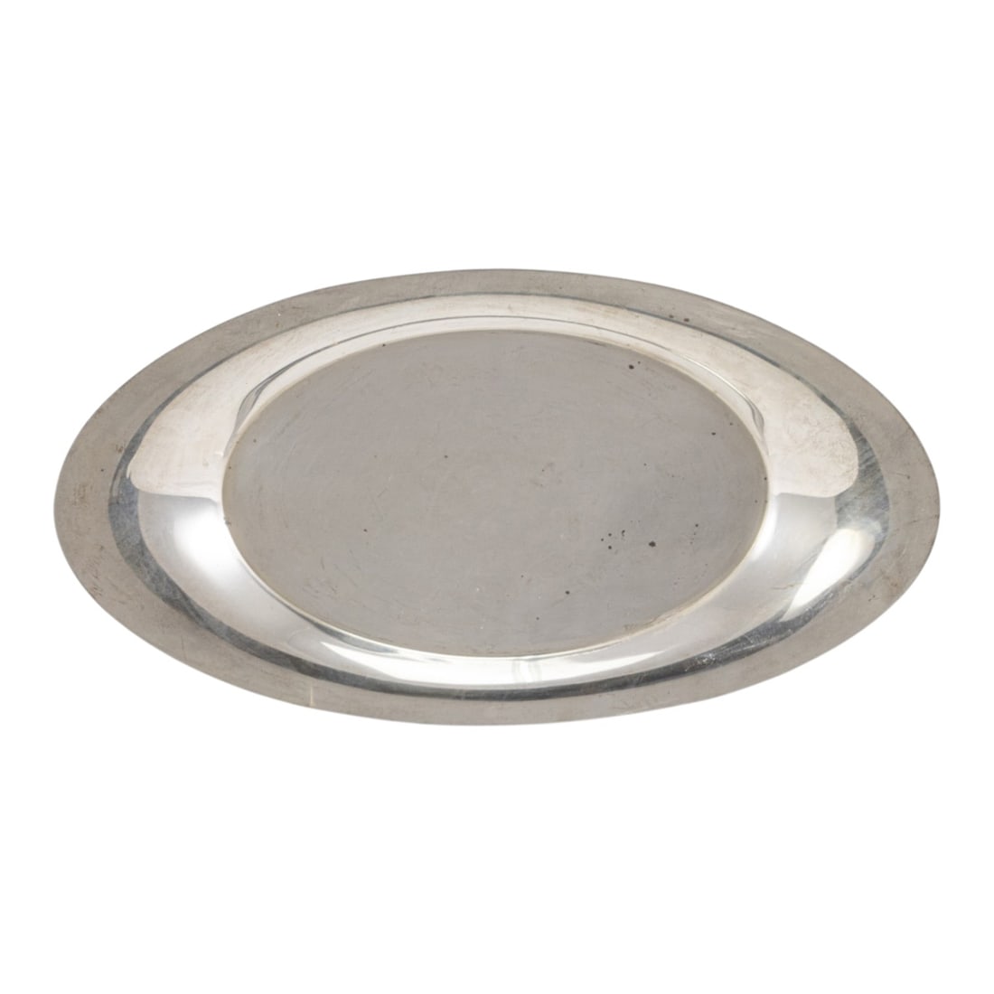 A sterling oval small tray, Tiffany & Co: A sterling oval small tray, Tiffany & Co., L. 9 1/4 in, (6.86 oz t.)