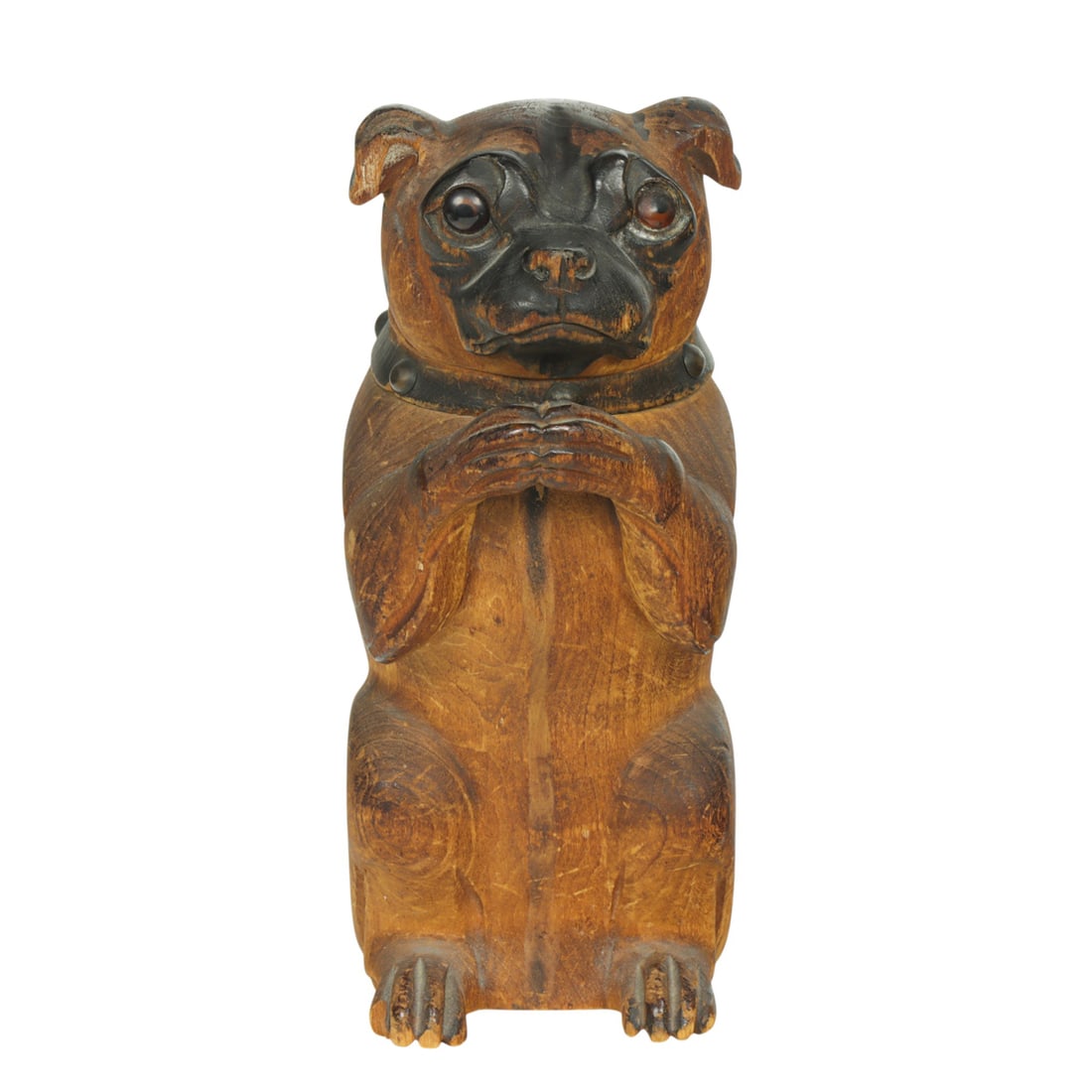 A carved pug-form humidor (1 of 1)